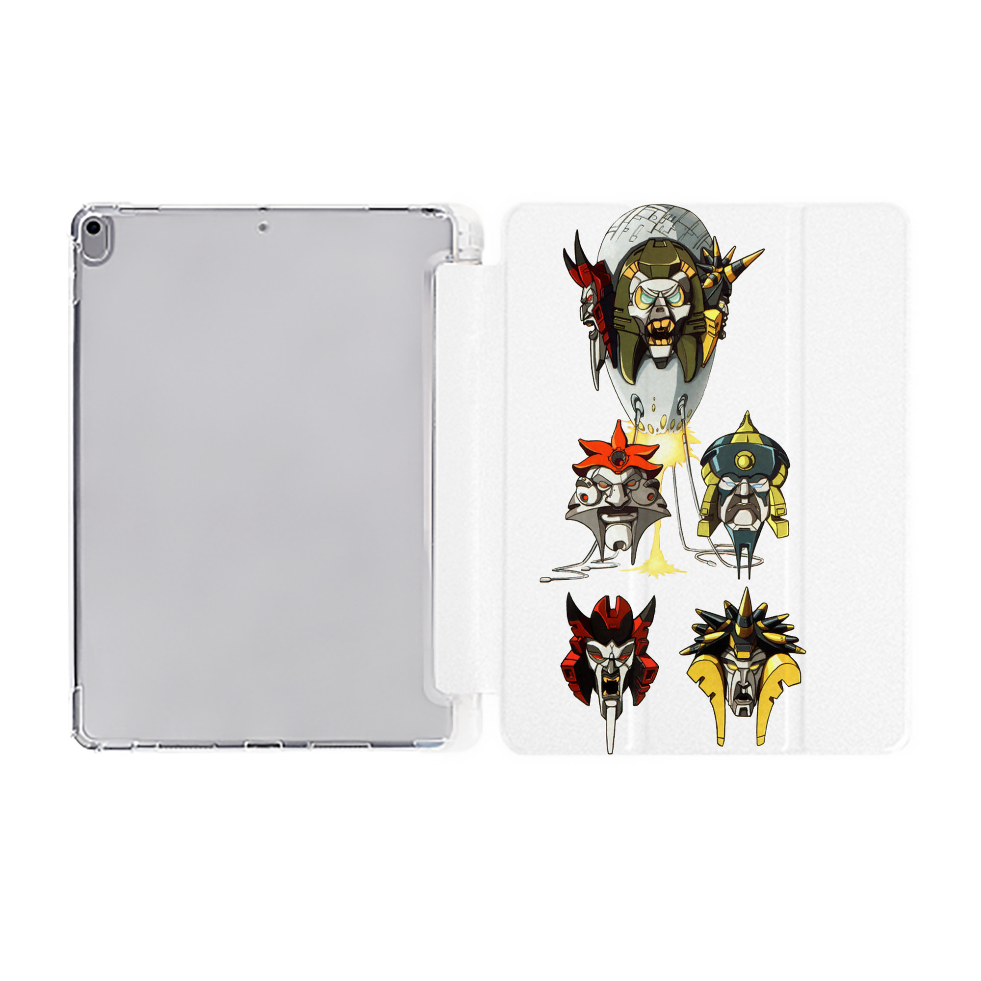 （画像用）  IPad ケース ペン収納付き 三つ折りスタンド PUレザー×シリコン 対応機種9.5/10.5/10.9インチ